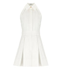 Elisabetta Franchi Ivory Mini Dress