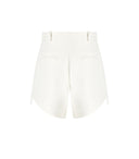 Elisabetta Franchi Ivory Smoking Shorts