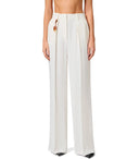 Pantalones de marfil de Elisabetta franchi con encanto