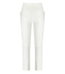 Elisabetta Franchi Ivory Trousers