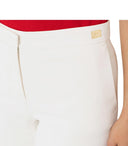 Elisabetta Franchi Ivory Trousers