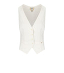 Elisabetta Franchi Ivory Vest