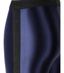 Elisabetta Franchi Navy Blue Lycra Leggings