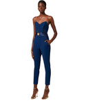 Elisabetta Franchi Oltremare Bustier Jumpsuit