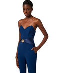 Elisabetta Franchi Oltremare Bustier Jumpsuit