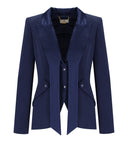 Elisabetta Franchi Oltremare Crepe rökjacka