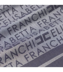 Elisabetta Franchi Oltremare Jacquard Foulard Scarf