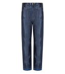Elisabetta Franchi Oltremare Laminated Baggy Jeans