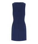Elisabetta Franchi Oltremare Sheath Dress With Brooch
