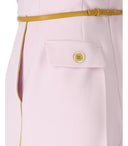 Elisabetta Franchi Quarzo Curry Short Jumpsuit With Buttons