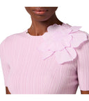 Elisabetta Franchi Quarzo T Shirt With Flower