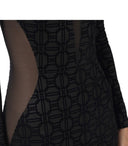 Elisabetta Franchi Red Carpet Black Monogram sukienka