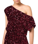 Elisabetta Franchi Rouge Noir Jumpsuit With Sequins