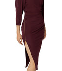 Elisabetta Franchi Rouge Noir Midi Dress