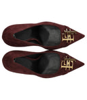 Elisabetta Franchi Rouge Noir Pump With Logo