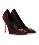 Elisabetta Franchi Rouge Noir Pump With Logo