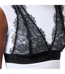 Elisabetta Franchi T Shirt With Lace Bralette