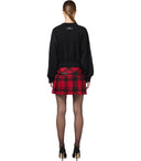 Elisabetta franchi tartan falda