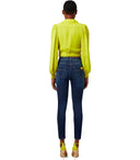 Elisabetta Franchi Vintage Blue Skinny Fit Jeans