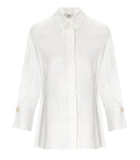 Elisabetta Franchi White Chevron Shirt