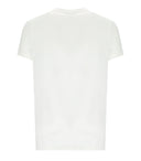 Elisabetta Franchi White T-shirt avec broche
