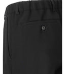 Pantaloni di crepe neri emporio armani