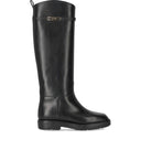 Emporio Armani Black High Stiefel