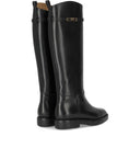 Emporio Armani Black High Stiefel