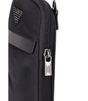 Emporio Armani Black Phone Case Crossbody Bag