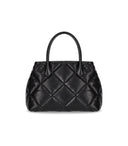 Emporio Armani Black Quilted Handbag