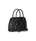 Emporio Armani Black Quilted Handbag