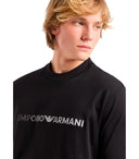 Maglietta nera Emporio Armani con logo