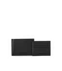 Emporio Armani Black Wallet+Soptor de tarjetas