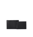 Emporio Armani Black Wallet+Soptor de tarjetas