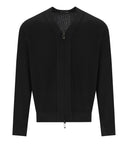 Emporio Armani Black Zipped Cardigan