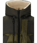 Emporio Armani Blue Matelassé con cappuccio