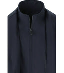 Giacca da cuoio emporio armani blu navy