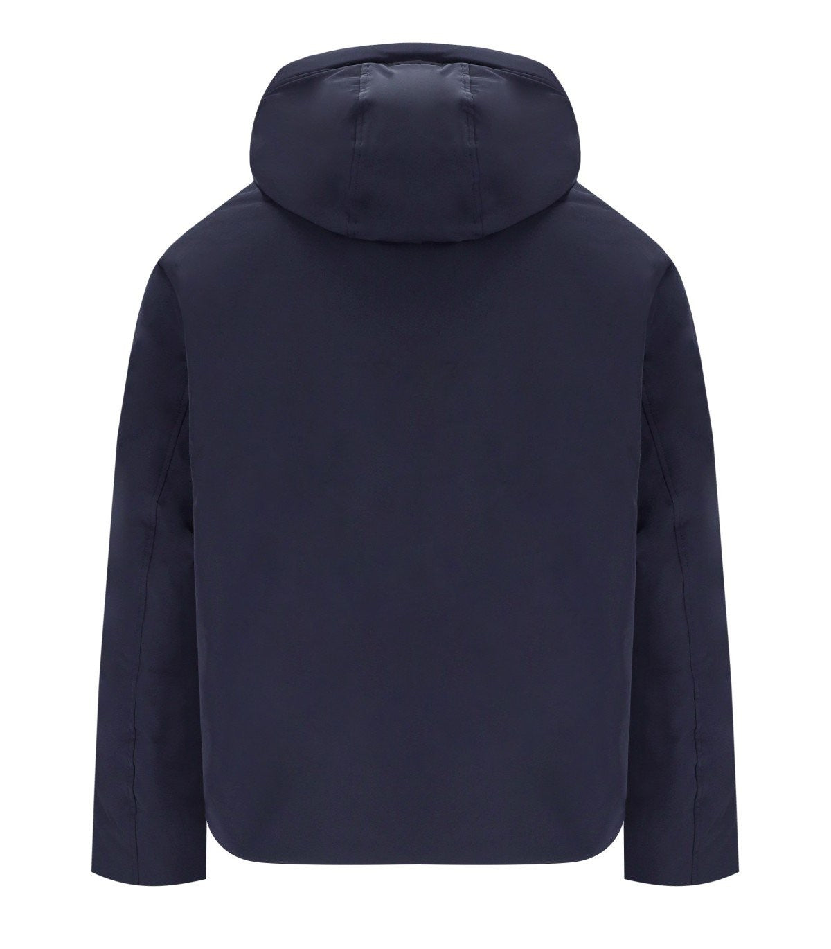Emporio Armani Blue Navy Hooded Down Jacket