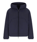 Emporio Armani Blue Navy encapuchado Down Jacket