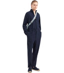 Emporio Armani Blue Ribbed Trousers