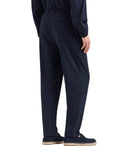 Emporio Armani Blue Ribbed Trousers