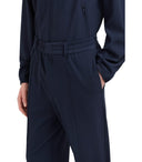 Emporio Armani Blue Ribbed Trousers