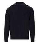 Emporio Armani Blue Zipped Jumper