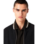 Giacca reversibile blu emporio armani blu marrone