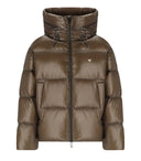 Emporio Armani Brown con cappuccio con cappuccio con logo