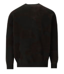Emporio Armani Camo Brown CreWneck Jumper