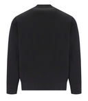 Emporio Armani Drawing Black Sweatshirt