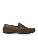 Emporio Armani Driver Brown Loafer