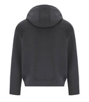 Emporio Armani Gray Ribbed Hoodie