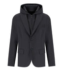 Emporio Armani Phantom Grey Single Sfroted Giacca con cappuccio